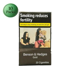 Benson & Hedges Gold - 1 Carton (10 Packs) | Buy 5 Get 1 FREE
