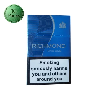 RichMond Blue 20s Cigarettes - 1 Carton (10 Packs) | Buy 5 Get 1 FREE