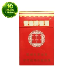Double Happiness Red - 1 Carton (10 Packs) Double Happiness Red - 1 Carton (10 Packs)