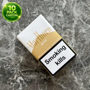 Marlboro Gold Box - 1 Carton (10 Packs)
