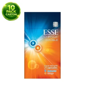 Esse Change Double Orange - 1 Carton (10 Packs) Esse Change Double Orange - 1 Carton (10 Packs)