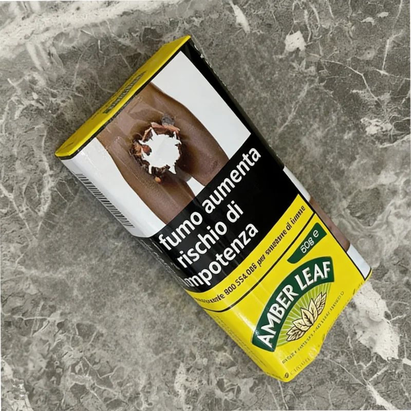 Amber Leaf Black Hand Rolling Tobacco (Original) 50Gx5 Packs