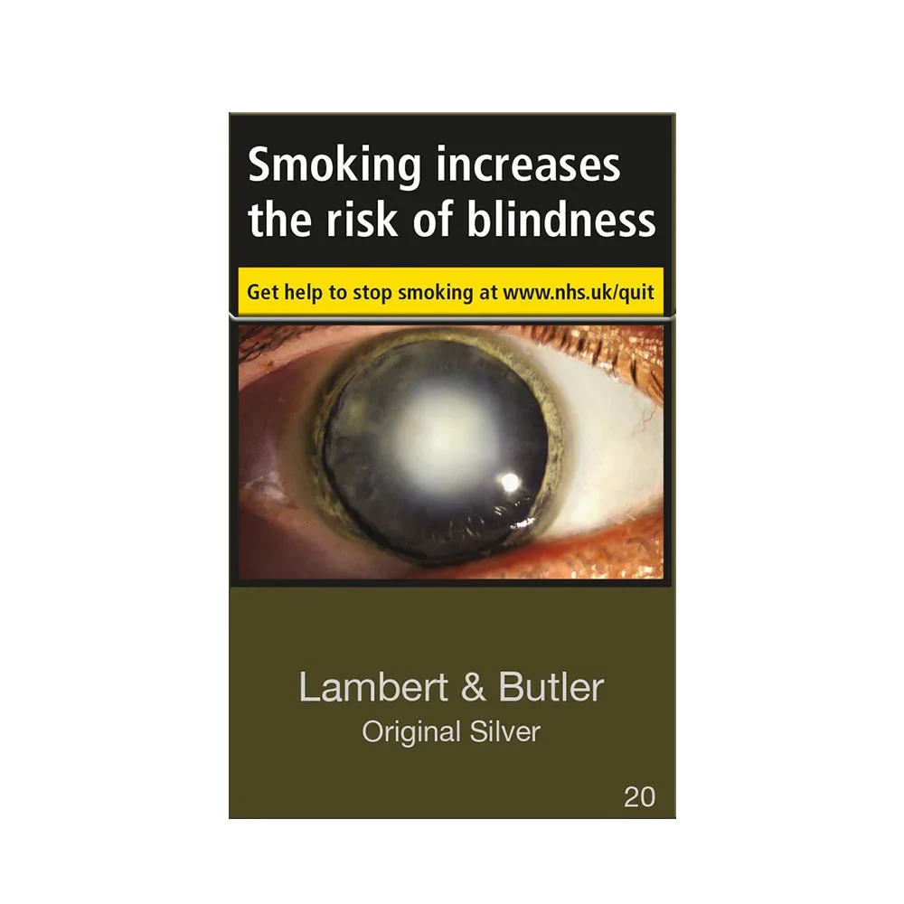 Lambert & Butler Original Silver 20s Cigarettes x 10 Packs /1 Carton